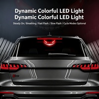 En stock : Feu de freinage automatique LED Solar Demon Eye pour voiture, avec capteur de lumière et de vibration, fixation par ventouse, pour rétrofit et comme feu d'avertissement, vente en gros