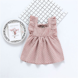 Nuevo Vestido de Moda para Niña, Diseño de Vestido a Cuadros de Algodón para Bebé - Product Image 1