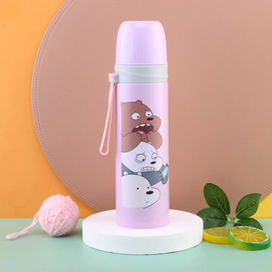 <span class=keywords><strong>กระติก</strong></span>น้ำเก็บความร้อนสแตนเลสแบบพกพาสำหรับนักเรียนลาย<span class=keywords><strong>ช้าง</strong></span>น่ารักสีชมพูใหม่ - Product Image 5