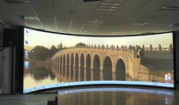 Écran incurvé de 180 à 360 degrés Écran de projecteur à cadre fixe de 120 pouces Écran ALR intérieur de film Home Cinema 4K