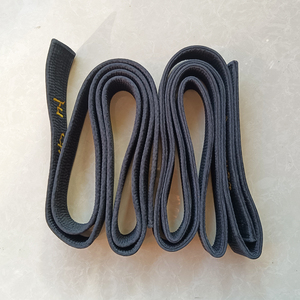 Ceintures de maître d'arts martiaux de broderie de logo personnalisé ceinture noire de haute qualité approuvée par le Taekwondo mondial - Product Image 4