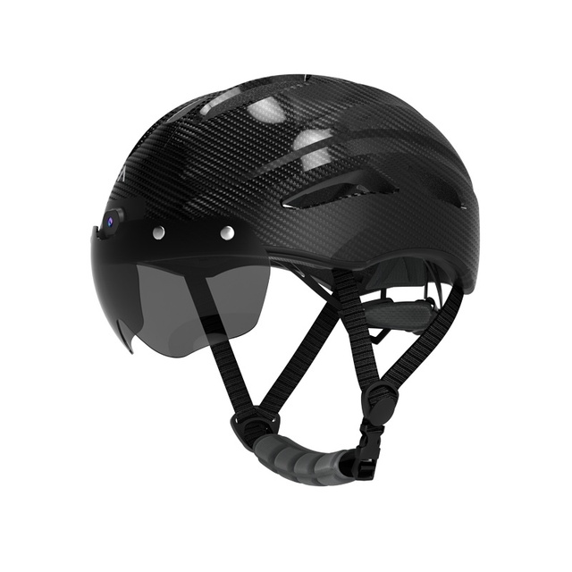 1080P Motorcycle Camera Helmet Recorder Sport WIFI Action Camera Built with Warning Tail Light and Sunglasses with GPS Tracking