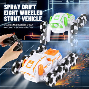 8 Wheel Rc Auto 'S Meerdere Vervormingsvormen Traplopen Zwaaiende Arm Rotatie Twist Stunt Nevel Spray Smart Toys Robot Hond - Product Image 3
