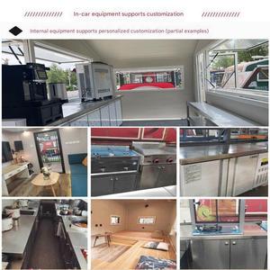 <span class=keywords><strong>Camion</strong></span> de restauration motorisé électrique entièrement équipé en acier inoxydable, cuisine mobile, restauration rapide, snacks, bonbons, bière, commerce - Product Image 4