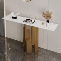 Table basse étroite de style italien, armoire décorative de luxe, solide, mur d'entrée, Art moderne