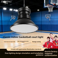Lustre PC dédié pour les terrains de basketball, les salles de tennis de table, les salles de badminton et les gymnases - Anti-éblouissement pour l'éclairage avec CRI 95