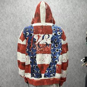 Maßgefertigter Herren Strick-Pullover Hoodie mit Vintage French Terry Stoff, Oversized-Passform und Distressed-Design - Product Image 4