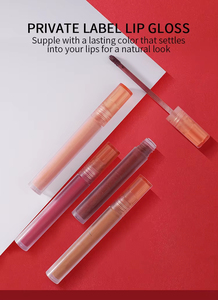 Brillo de labios mate de 6 colores personalizado, Copa antiadherente ligera, nutritiva, resistente al agua, maquillaje <span class=keywords><strong>Lipson</strong></span>, forma líquida a granel - Product Image 4