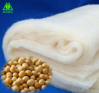 Ouate/ouate/feutre d'isolation en fibre de soja souple biodégradable pour couverture/couette/matériau de remplissage de literie