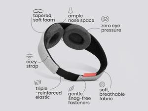 Masque de sommeil 3D en mousse <span class=keywords><strong>à</strong></span> mémoire de forme, occultation totale, faible MOQ (100 pièces), échantillonnage personnalisé en 5 jours, stock disponible pour livraison rapide - Product Image 5