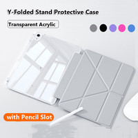 Casing untuk Huawei MatePad Air 12 Inch Air Z Enjoy 12 2026 Pro 12 Pro Max 13.2 12 XY Fold Tablet Anti-bengkok Penutup Akrilik Transparan.