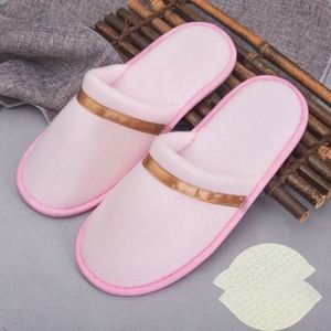 IStapromo Cadeaux Hommes Femmes Couple Logo Personnalisé Chaussons Lavables Jetables Spa Hôtel Produit Maison Intelligente - Product Image 6