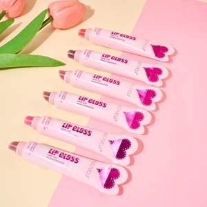 Bálsamo Labial Brillante de Seis Colores, Aceite Labial Vegano Hidratante en Gel, Cuidado Labial Exfoliante de Alta Calidad con Brillo - Product Image 4