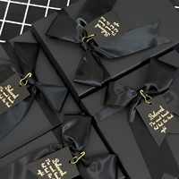 Boîte cadeau rigide écologique en carton recyclé avec vernis sélectif UV pour emballage d'aromathérapie, de carnets, de cadres photo et de tasses - Boîte vide noire personnalisable