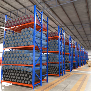 Étagères en acier industriel pour entrepôt, pour le stockage sécurisé de marchandises et d'équipements volumineux dans les usines de fabrication - Product Image 3