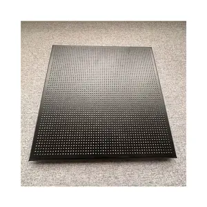 NRC 0.8 300X300 perforated black color aluminum clip in ceiling with 50mm rockwool