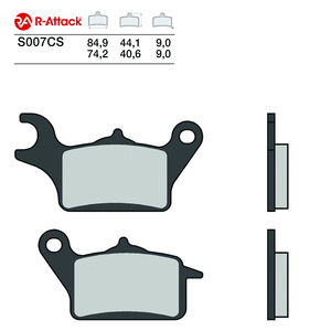 R-Attack S007CS ผ้าเบรกหน้ามอเตอร์ไซค์ คาร์บอนเซรามิก รับรองมาตรฐาน R90 - Product Image 1