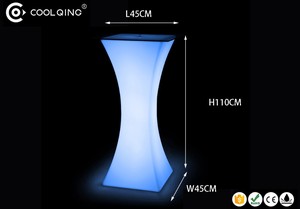 16 màu LED <span class=keywords><strong>Cocktail</strong></span> bảng hiện đại hình vuông có thể sạc lại di động cho nhà Bar thương mại Bar Club Đảng KTV khách sạn sử dụng - Product Image 4