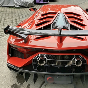 Kit carrosserie en fibre de carbone partielle de style SVJ, pare-chocs, capot, échappement pour <span class=keywords><strong>Lambo</strong></span> Aventador LP700-2 2011-2015 - Product Image 3