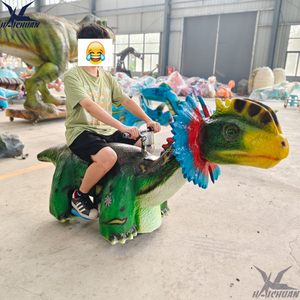 Trottinette électrique de dinosaure de marche de <span class=keywords><strong>jeu</strong></span> de course d'enfants-construction en métal pour l'usage d'intérieur/extérieur dans la garderie de centres commerciaux 4-6 ans - Product Image 3