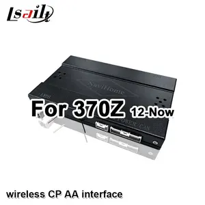 Lsailt Wireless CP AA Interface Box per Nissan 370Z GT Quest 2009-2020 con Mirror Link, Google Map