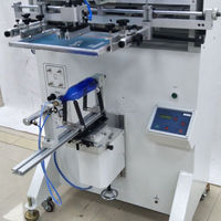 Máquina de serigrafía manual para botellas de vidrio y vasos de plástico