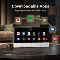 Panneau de contrôle intelligent Tuya Zigbee de 6,2 pouces, écran tactile Android 11, contrôleur central, fournisseur d'automatisation de projets OEM ODM F5