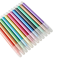 12 couleurs paillettes Art peinture marqueur peinture stylos pour la fabrication de cartes, dessin d'album photo, lettrage de signature, écriture