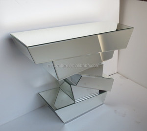 Home Decor Other Wood Furniture Modern Geometric Design <strong>Console</strong> Tables Glam <strong>Mirror</strong> <strong>Consoles</strong> for Halway Entryway - Product Image 4