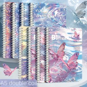 Cahier de grande valeur <span class=keywords><strong>petit</strong></span> <span class=keywords><strong>chaperon</strong></span> <span class=keywords><strong>rouge</strong></span> A5 livre de bobine épaissi ligne horizontale facile à déchirer livre de commerce électronique transfrontalier <span class=keywords><strong>petit</strong></span> - Product Image 2