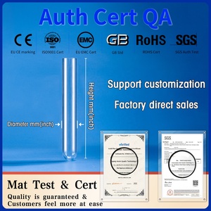 Nhà máy tùy chỉnh cuarzo hợp nhất silica thạch anh nhiệt độ cao & chống ăn mòn thạch anh Ống thử nghiệm thạch anh mẫu ống - Product Image 5