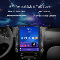 Écran Tesla vertical de 9,7 pouces, autoradio Android pour Peugeot 206 2000-2016, navigation GPS, lecteur multimédia vidéo Car-play