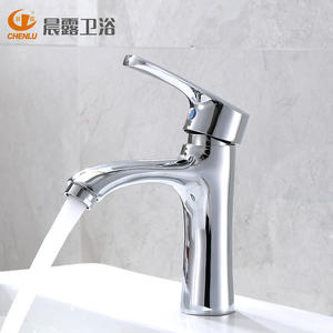 Grifo de lavabo Chenlu de una sola manija, de cobre, con válvula de cerámica, de un solo orificio, para montaje en encimera. - Product Image 2