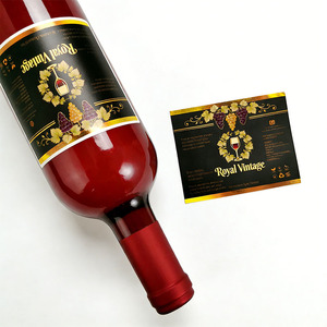 Custom Size Luxury <strong>Vinyl</strong> Waterproof Durable Wine Bottle Label <strong>Stickers</strong> <strong>Adhesive</strong> <strong>Sticker</strong> Roll - Product Image 5