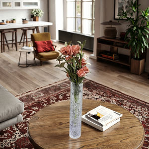 <span class=keywords><strong>Grand</strong></span> <span class=keywords><strong>vase</strong></span> en <span class=keywords><strong>cristal</strong></span> <span class=keywords><strong>de</strong></span> 34cm-Design floral clair droit pour la décoration <span class=keywords><strong>de</strong></span> mariage/maison-Cadeau <span class=keywords><strong>de</strong></span> pièce maîtresse d'événement élégant - Product Image 4