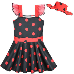 Costume de princesse coccinelle pour filles, inspiré de la télévision et du cinéma, tenue de carnaval d'Halloween - Product Image 3