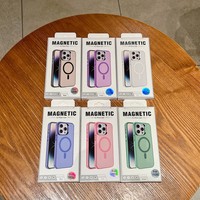 Funda Magnética Translúcida Antigolpes para iPhone 17 18 Pro Max, Venta al Por Mayor, Marca Saiboro, para iPhone 16 15 14 13