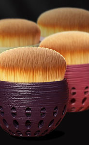 Brocha de Maquillaje Corporal de Alta Densidad, Brocha Sintética Suave para Bronceado, Brocha Kabuk para Base, Autobronceadores y Bronceador con Logotipo Personalizado - Product Image 4