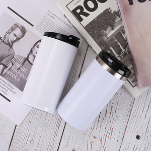 Portable Custom Logo Insulated Vacuum Ice Bucket Stainless Steel 4 in 1 Double Layer Multifunctional 16oz Slim Beer Can <b>Cooler</b> - Product Image 4