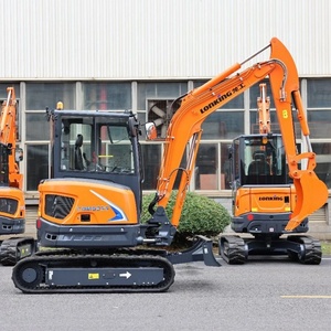 Mini-excavatrice sur chenilles Lonking CDM6035 de 3,5 tonnes, pelle hydraulique pour moteur, pompe, travaux agricoles, aménagement paysager et construction - Product Image 5