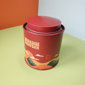 Scatola in Latta Personalizzata con Stampa CMYK per Tè Sfuso e Caffè, Contenitore Ermetico Riutilizzabile con Doppio Coperchio - Product Image 5