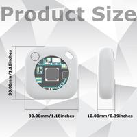Collar de perro de silicona listo para software de identificación inteligente de espalda alta Seguimiento GPS IP67 Impermeable MFi Certificado Oculto Lash Tag Holder Slot OEM