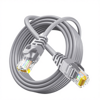 Câble RJ45 Cat5E 26AWG en cuivre pur 100 Mbps 250 MHz UTP pour réseau de petites entreprises, TPV et caméras de sécurité 1m 5m 30m 50m 100m