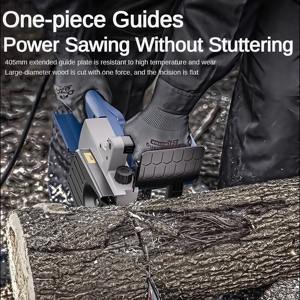 Motosierra eléctrica de vatios, herramienta de varilla guía de 405mm <span class=keywords><strong>para</strong></span> productos de <span class=keywords><strong>madera</strong></span> caseros con bomba de aceite automática y freno - Product Image 4