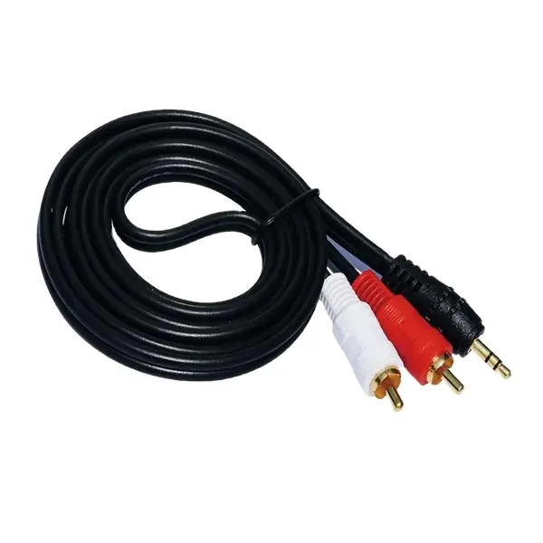 High quality Gold plated connector audio video RCA cable 2RCA to 2RCA for video cable