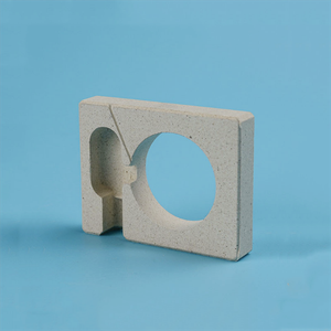 Plaque de combustion <span class=keywords><strong>en</strong></span> céramique cordierite-mullite, composant isolant électrique <span class=keywords><strong>en</strong></span> céramique, pièce de dissipateur thermique - Product Image 1