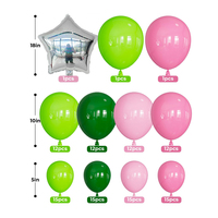 Ensemble de ballons en forme de chapeau de sorcier d'Halloween pour la décoration de fête