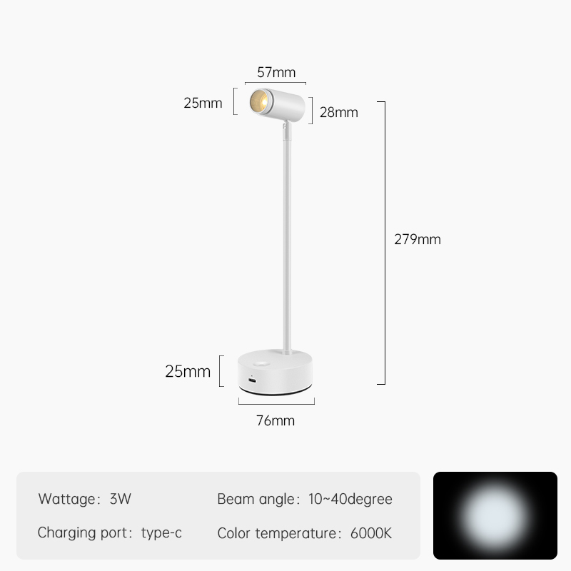 Blanc-3W-6000K-MoyenneLongueur