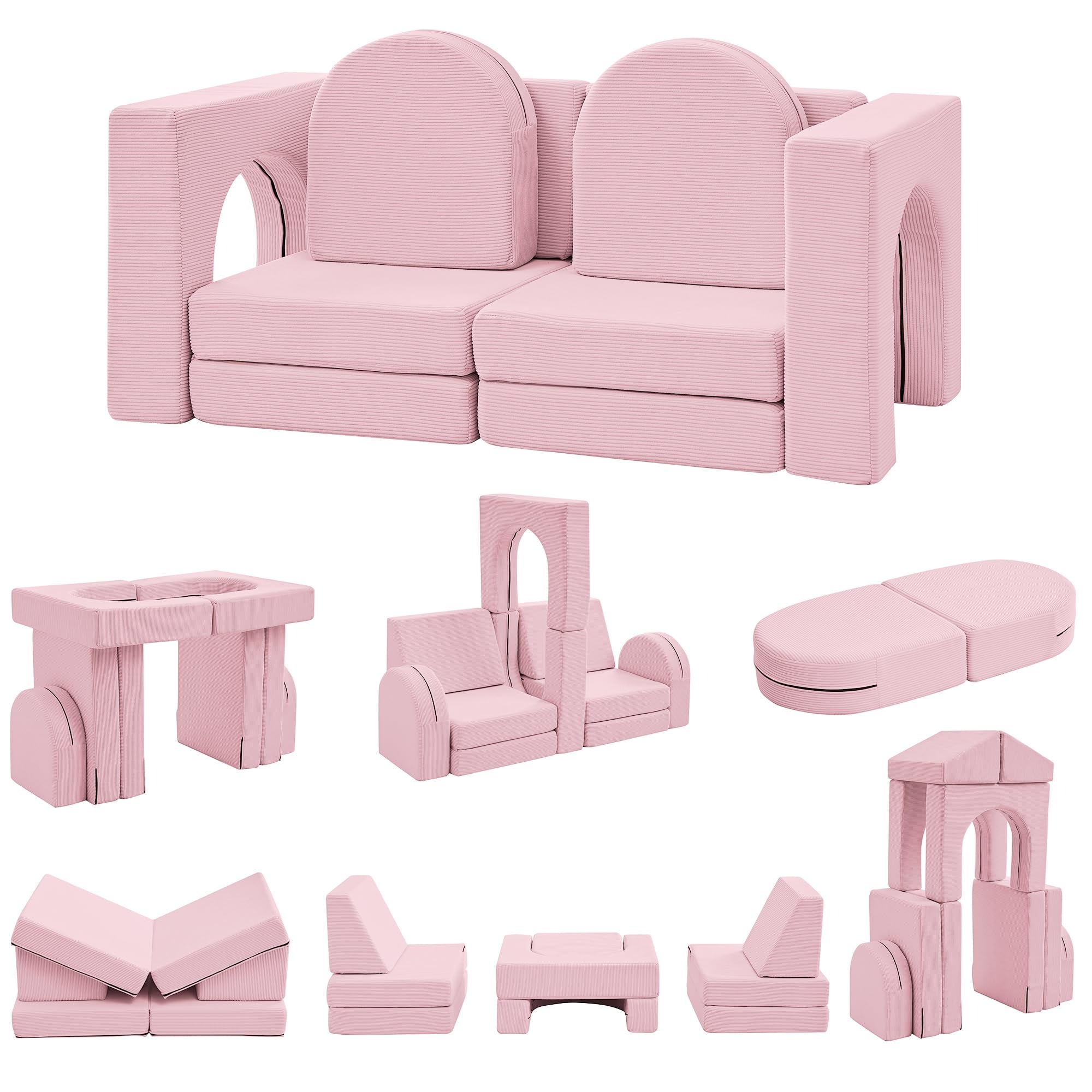Licorne lumineuse rose