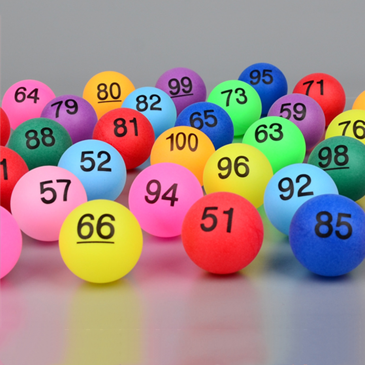 Zerodeko 49 Bolas De Bingo De Plástico Numeradas Del 1 Al 49 – Compactas, Ligeras Y Coloridas Para Fiestas Y Sorteos